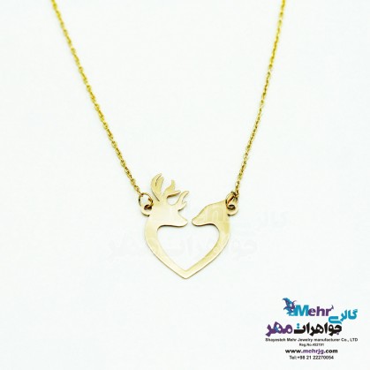 Gold Necklace - Deer Design-MM0630